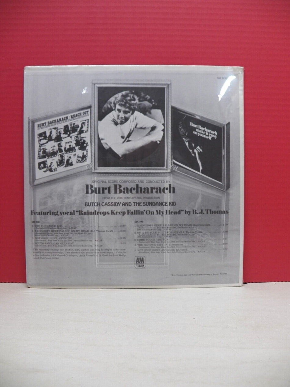 Sealed 12" LP Burt Bacharach Butch Cassidy And The Sundance Kid 1969 A&M SP 4227