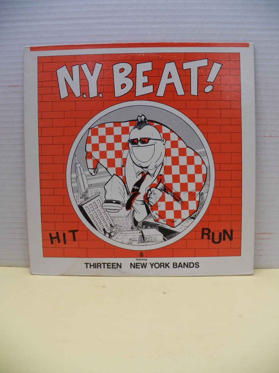 12" LP VG++/EX Various Artists N.Y. Beat! Hit & Run 1986 Moon Records