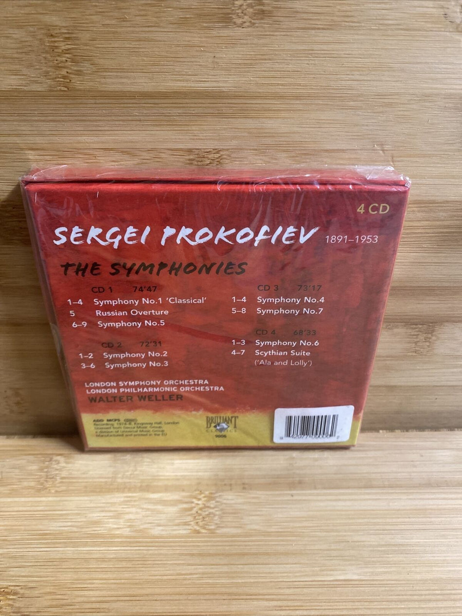 PROKOFIEV THE SYMPHONIES SEALED London philharmonic orchestra 4 cd box set.