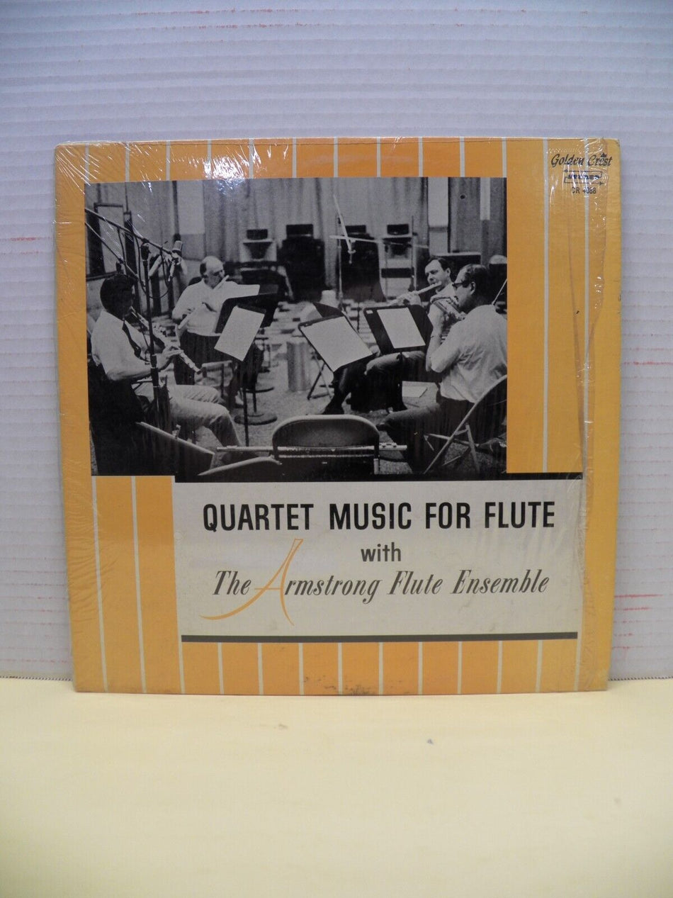 12" LP EX The Armstrong Flute Ensemble Quartet Music For Flute 1969 Golden Crest