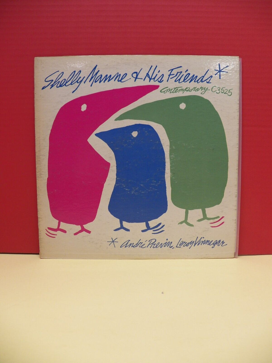 12" LP VG++/EX Shelly Manne & His Friends Vol. 1 1956 Contemporary Mono C3525