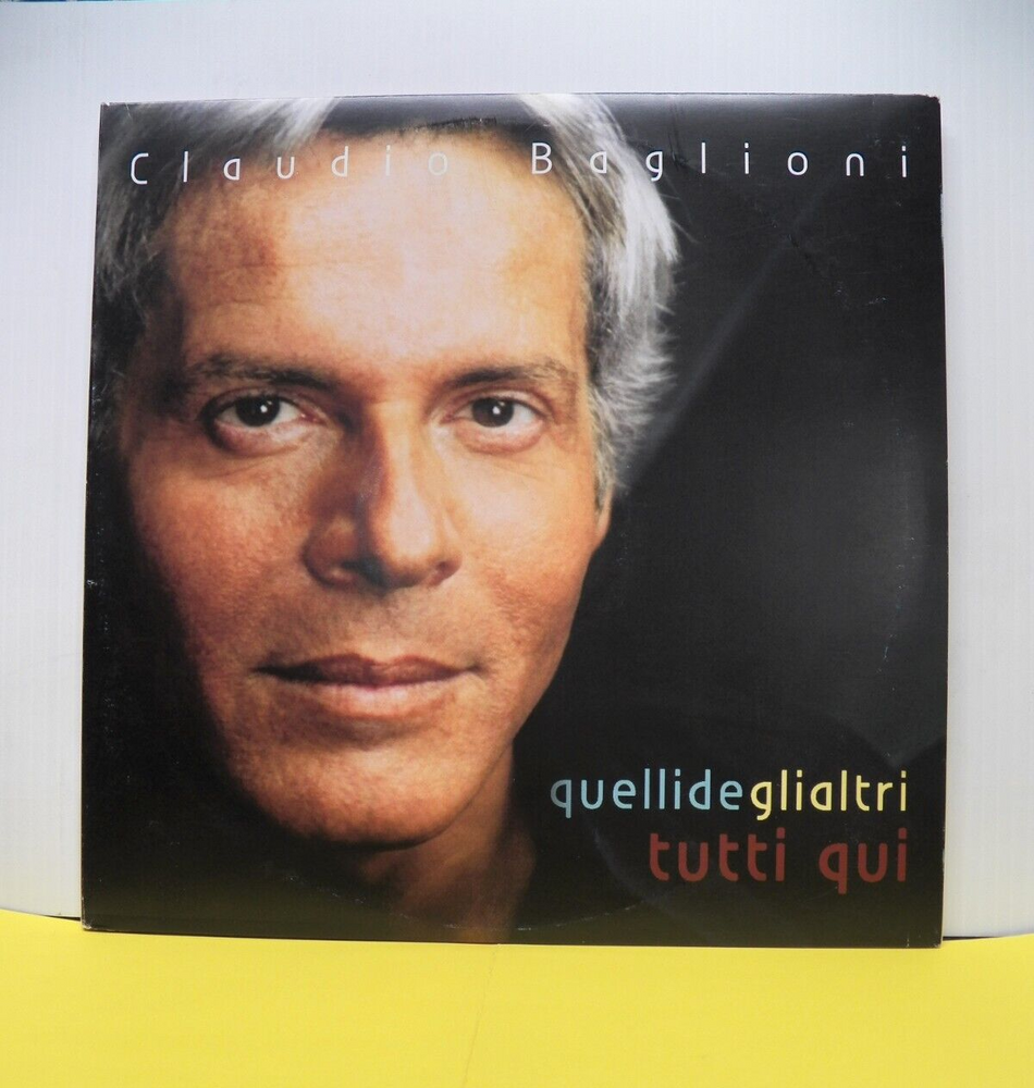 12" 3xLP VG++ Claudio Baglioni Quelli Degli Altri Tutti Qui 2018 Reissue Import