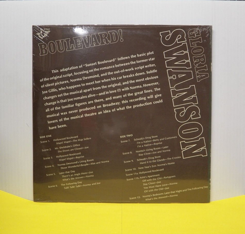 Sealed 12" LP Gloria Swanson Boulevard! BLD/GS