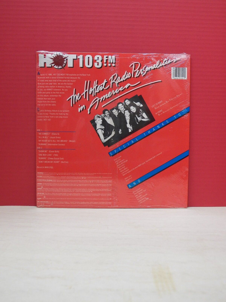 Sealed 12" LP Various Artists Hot 103 Anniversary Album 1987 Warlock WAR 2702