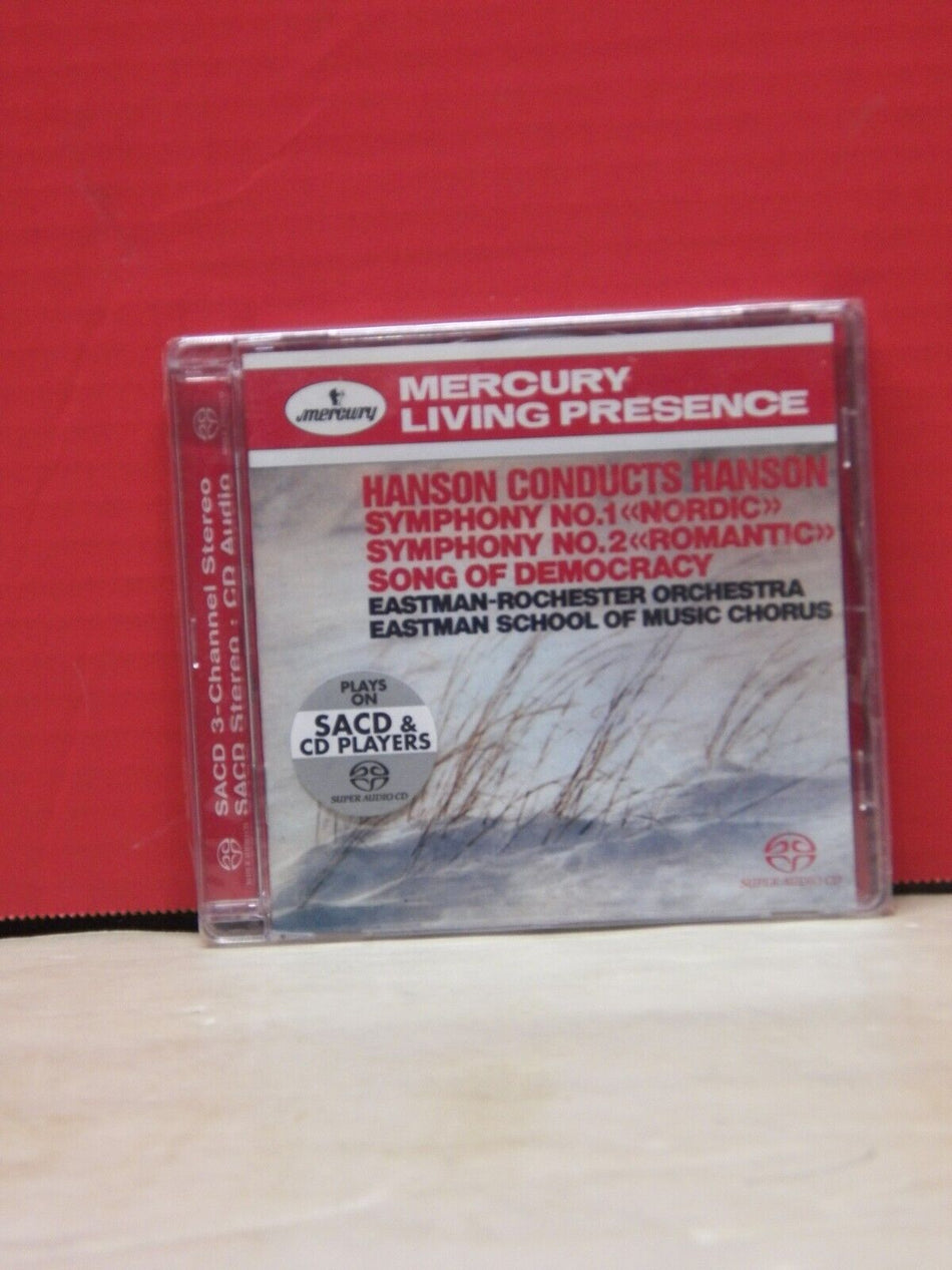 Sealed SACD Howard Hanson Hanson Conducts Hanson Symphonies 2004 Import Reissue