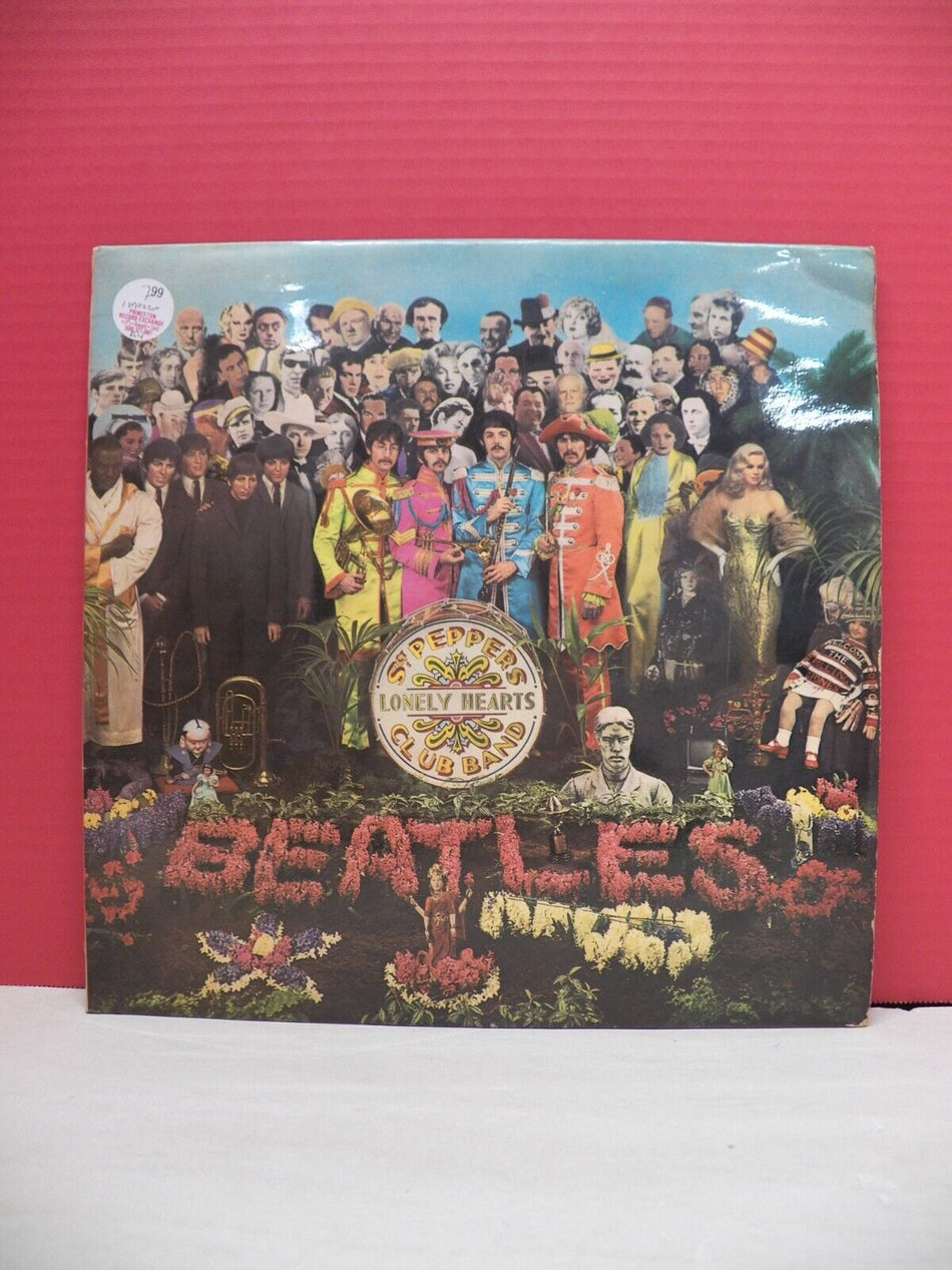 12" LP VG+ Beatles Sgt. Pepper's Lonely Hearts Club Band 1971 UK Import Reissue