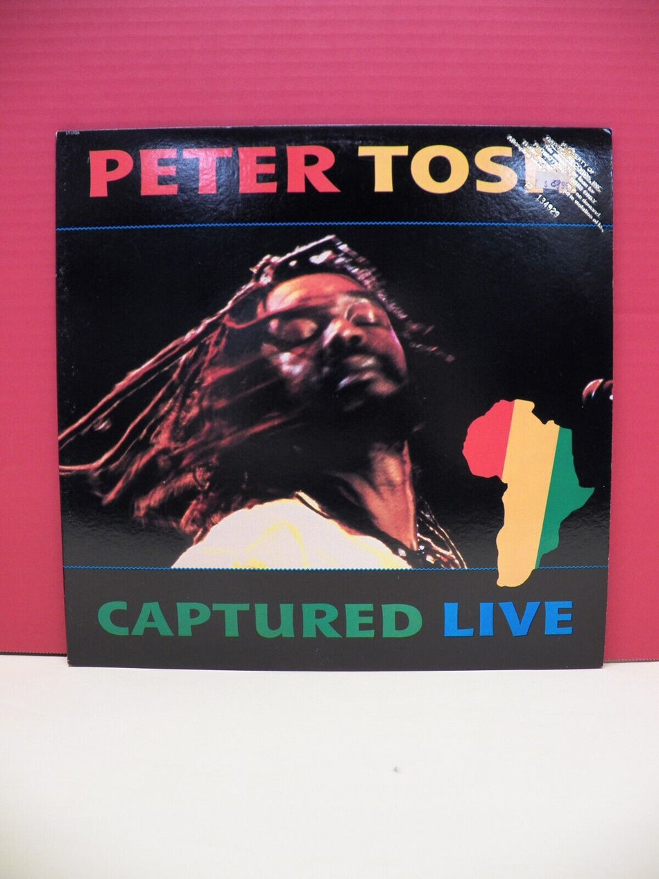 12" LP VG++/EX Peter Tosh Captured Live 1984 EMI America Promo ST-17126