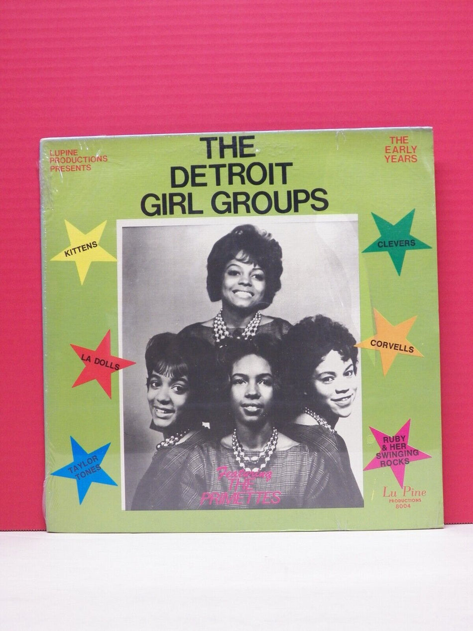 Sealed 12" LP Various Artists The Detroit Girl Groups Lu Pine Productions 8004