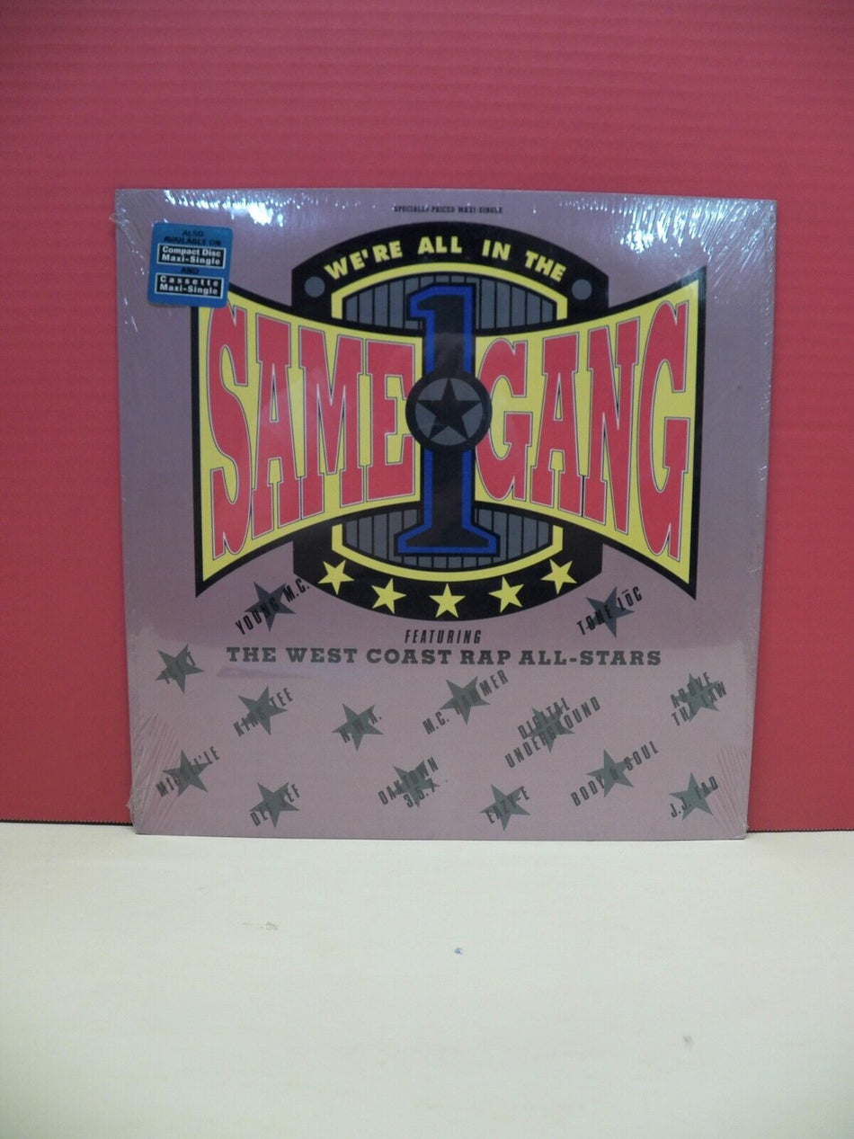 12" Single West Coast Rap All-Stars We're All In The Same Gang 1990 Warner Bros.