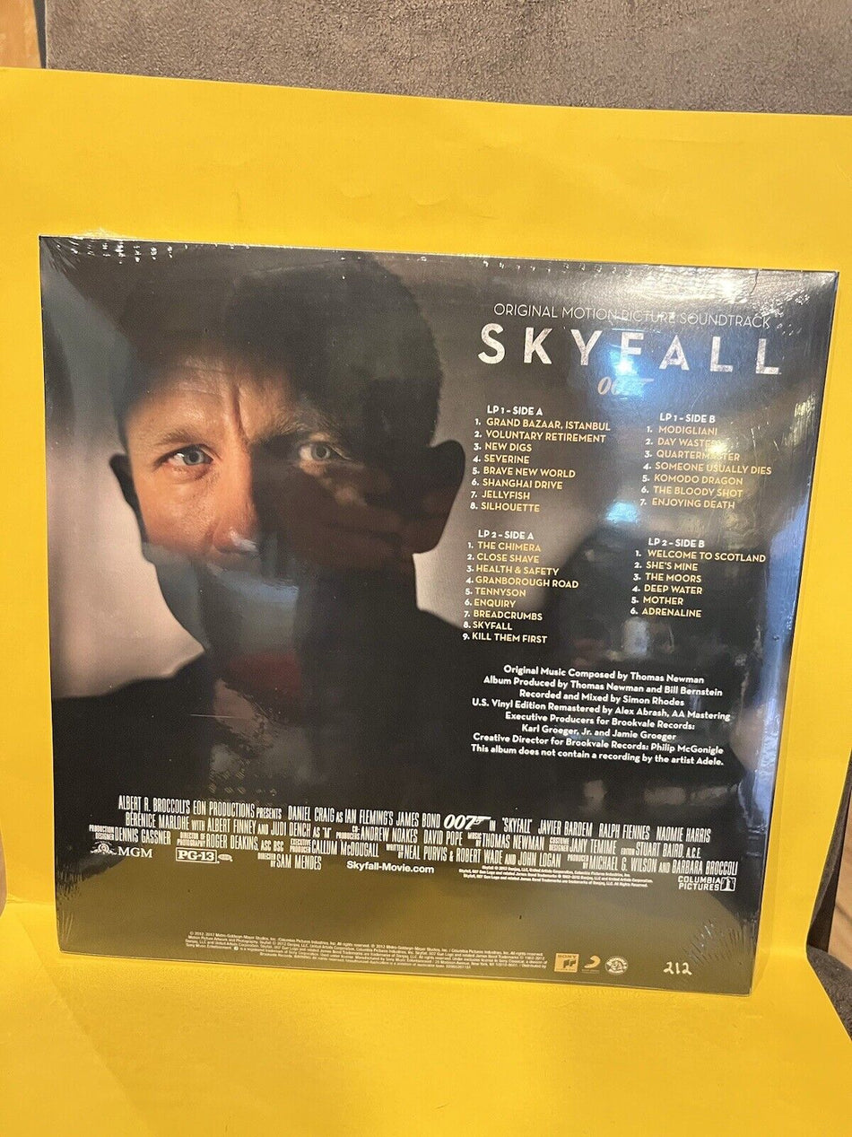 Rare Sealed Vinyl LP Skyfall 007 Soundtrack 3D Gatefold Limited to 250 2017