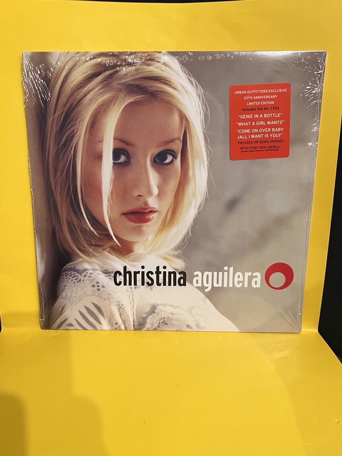 Rare Sealed Record LP Christina Aguilera Self Titled 2019 Orange Red Vinyl Urban