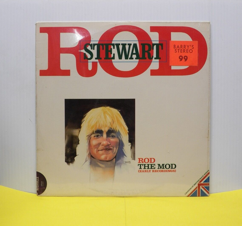 Sealed 12" LP Rod Stewart Rod The Mod (Early Recordings) 1981 Accord SN 7142