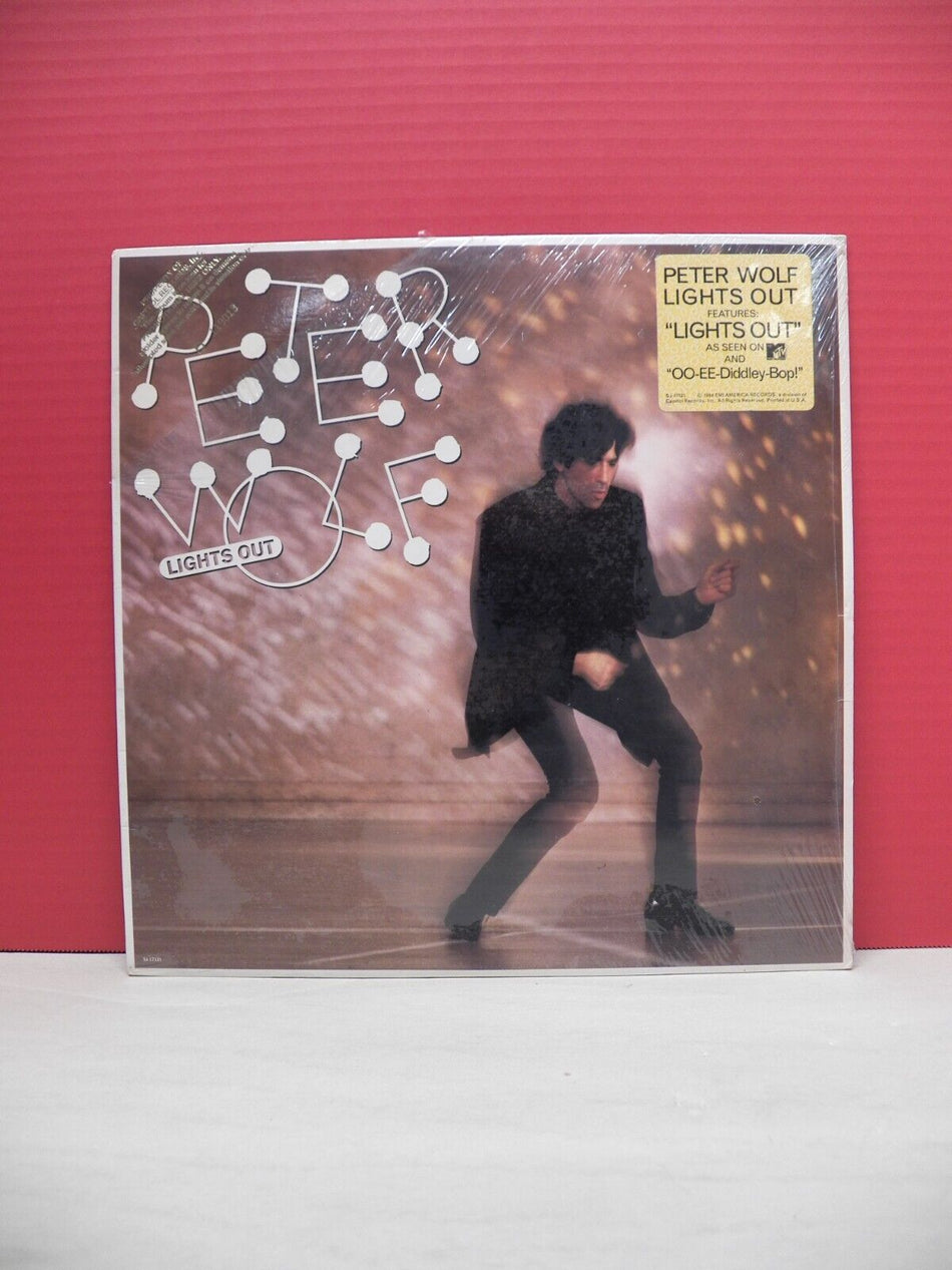 Sealed 12" LP Peter Wolf Lights Out 1984 EMI America Promo SJ-17121