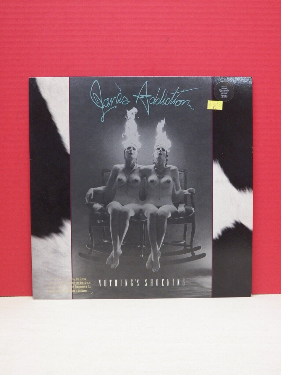 12" LP EX Jane's Addiction Nothing's Shocking 1988 Warner Bros. Promo 9 25727-1