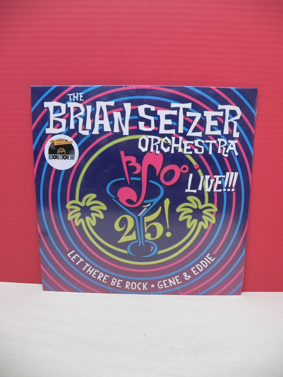 Sealed 12" Single The Brian Setzer Orchestra 25! Live!!! 2017 Surfdog RSD 45RPM