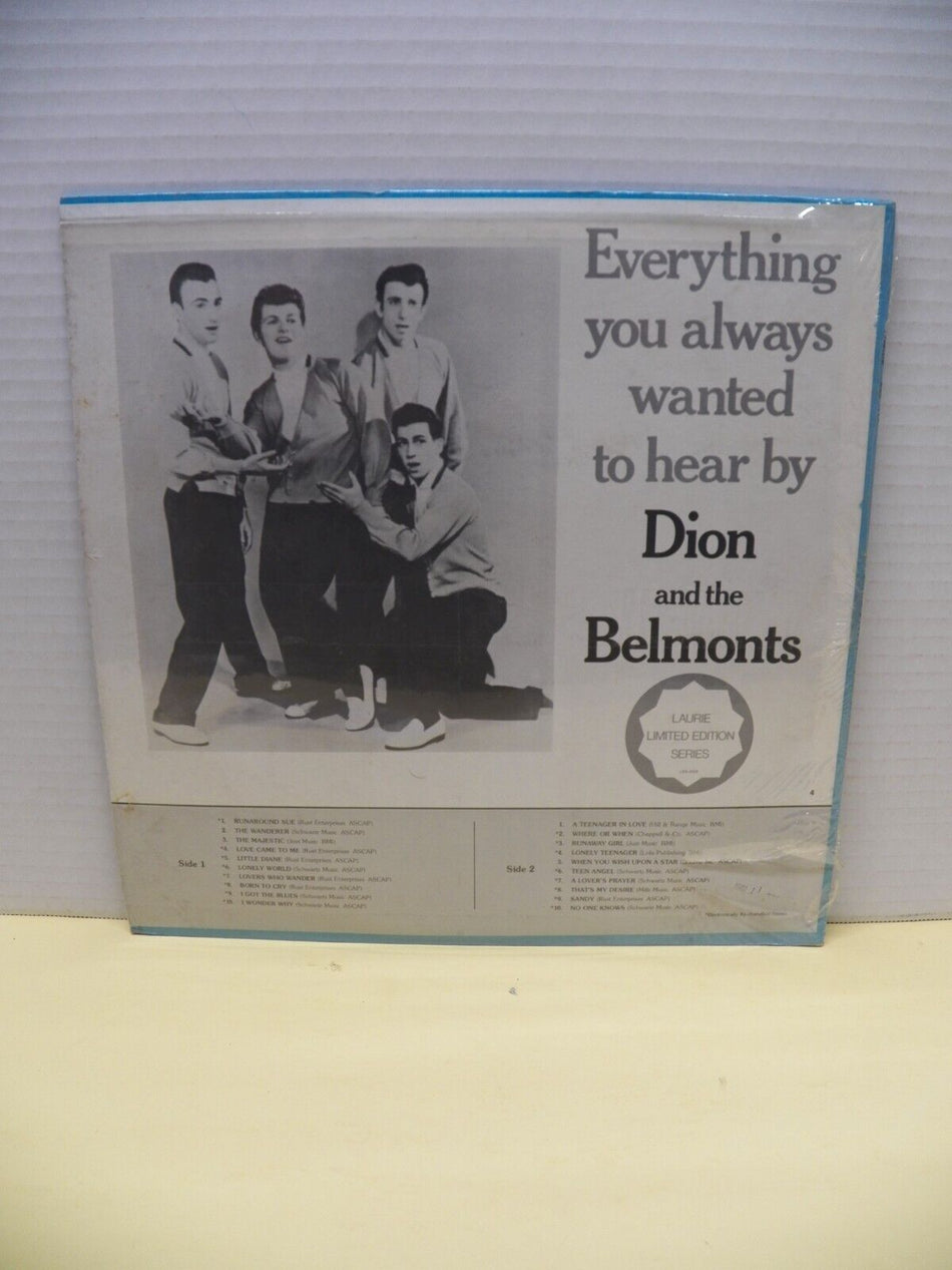 Sealed 12" LP Dion And The Belmonts Everything You Always Wanted To Hear Ltd Ed