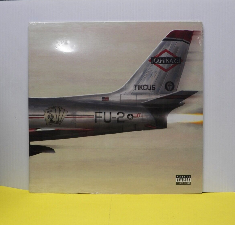 Sealed 12" LP Eminem Kamikaze 2018 Aftermath Parental Advisory Color B0029211-01