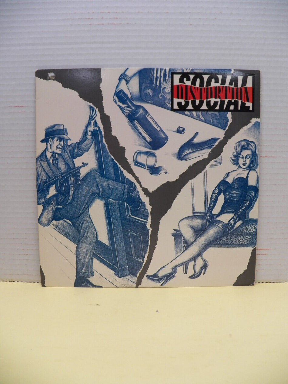 12" LP VG++/EX Social Distortion Social Distortion 1990 Epic Promo w/ Press Bio