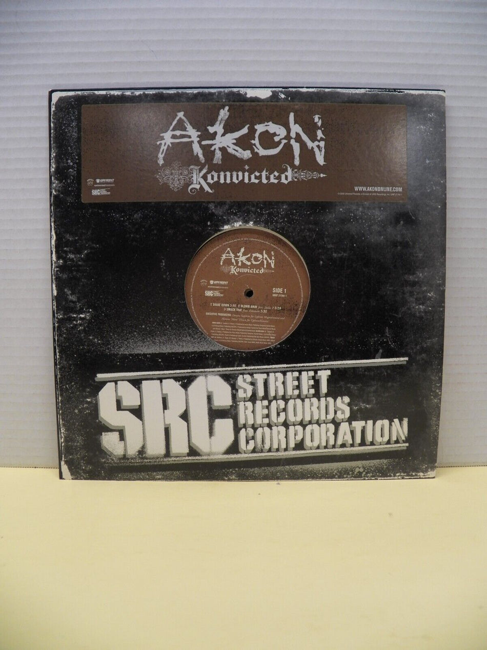 12" 2xLP NM- Akon Konvicted 2006 SRC Promo Clean Version UNIF 21746-1