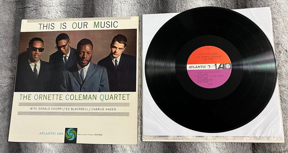 Rare EX LP The Ornette Coleman Quartet This is Our Music 1961 Original 1353