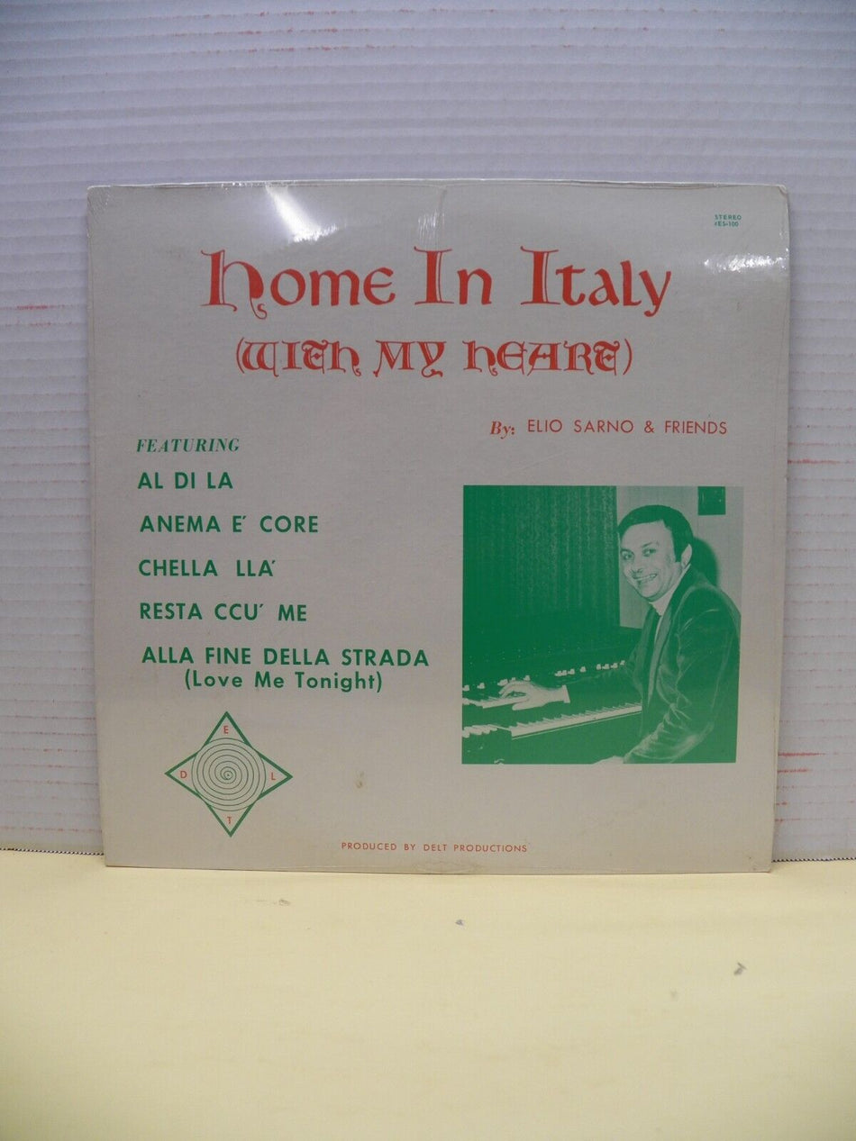 Sealed 12" LP Elio Sarno & Friends Home In Italy (With My Heart) 1976 Delt