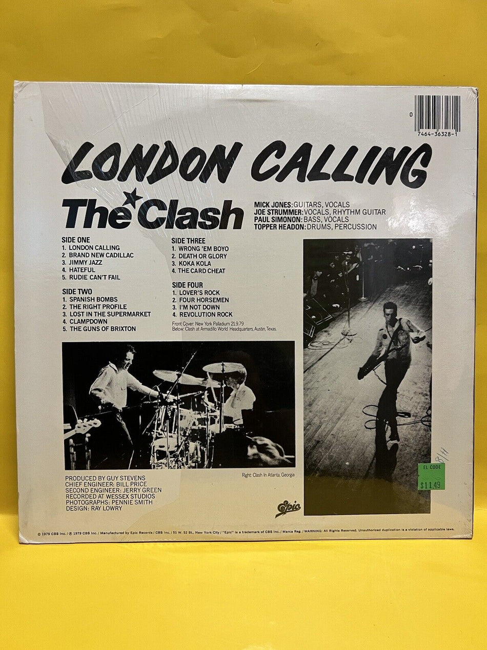 VG ++ Vinyl Record LP The Clash London Calling in Shrink with Hype 1979 E2 36328