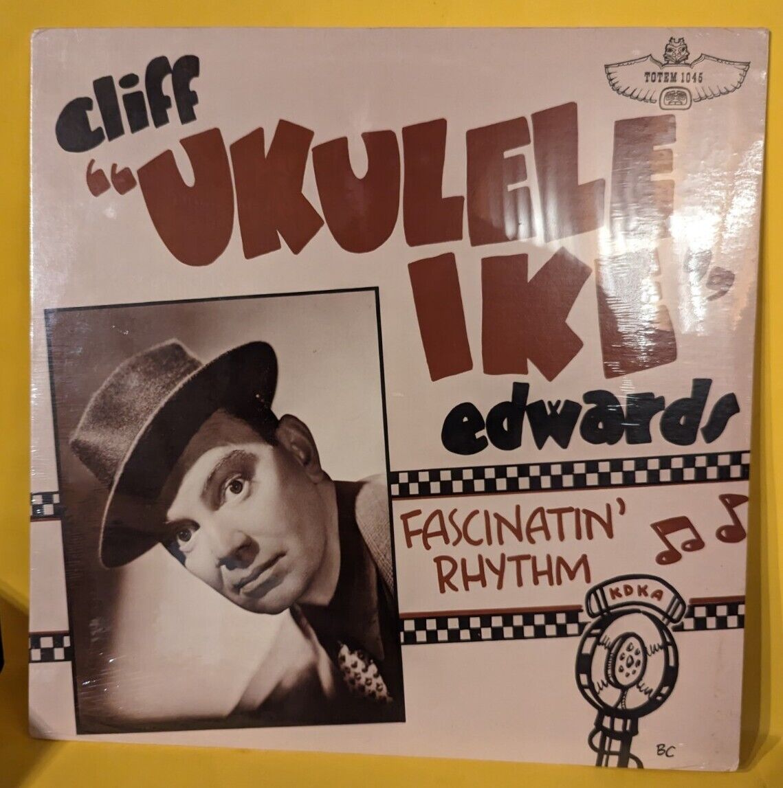 Rare Sealed Vinyl Record Cliff Ukulele Ike Edwards Fascinating Rhythm