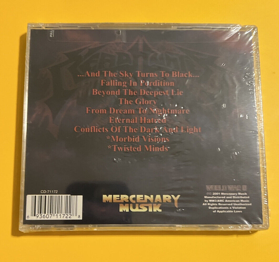 Sealed CD Headhunter DC And The Sky Turns to Black 2001 CD-71172 World War III