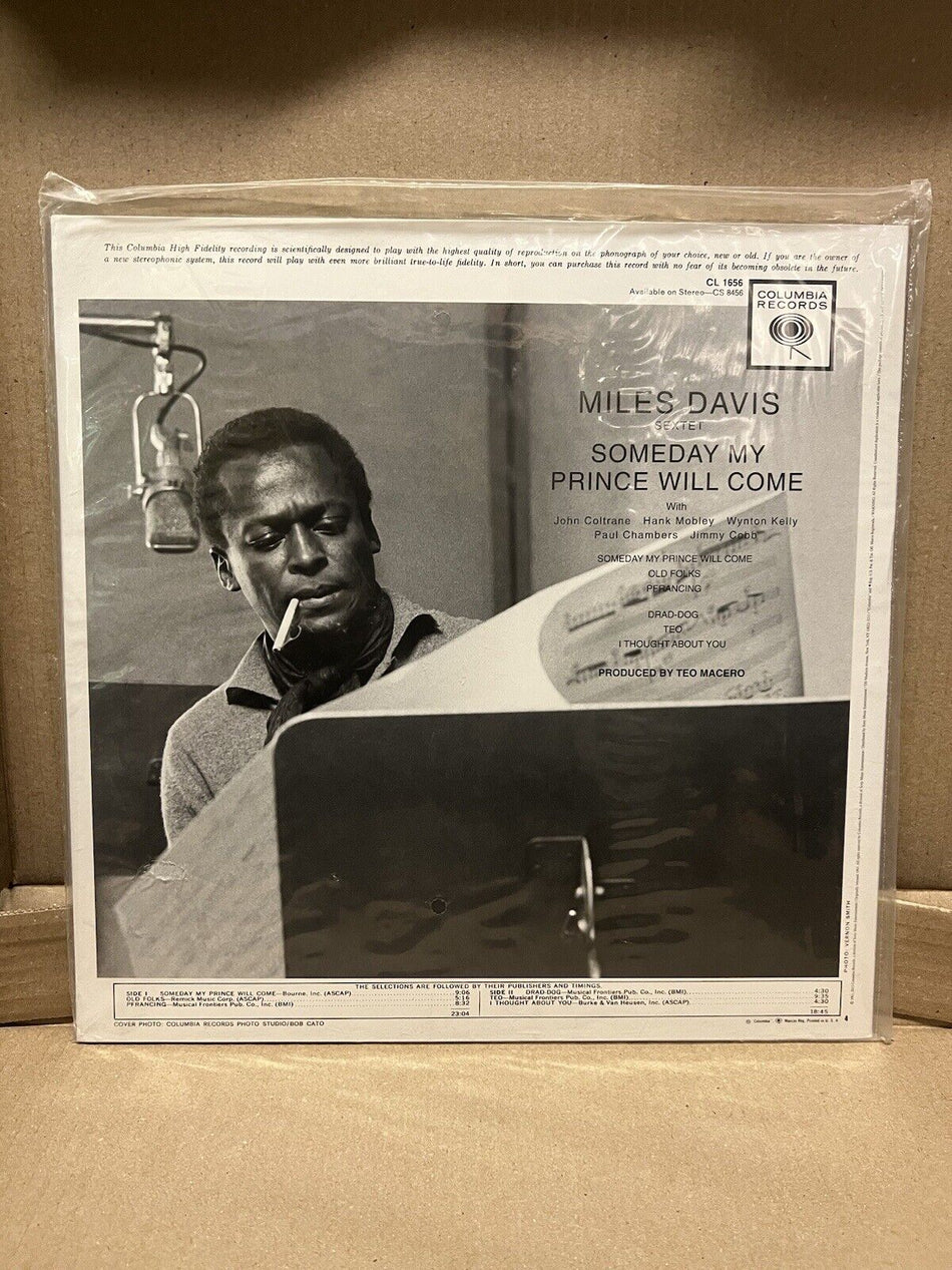 Sealed Vinyl Record LP Miles Davis Someday My Prince Will Come 2013 CL1656