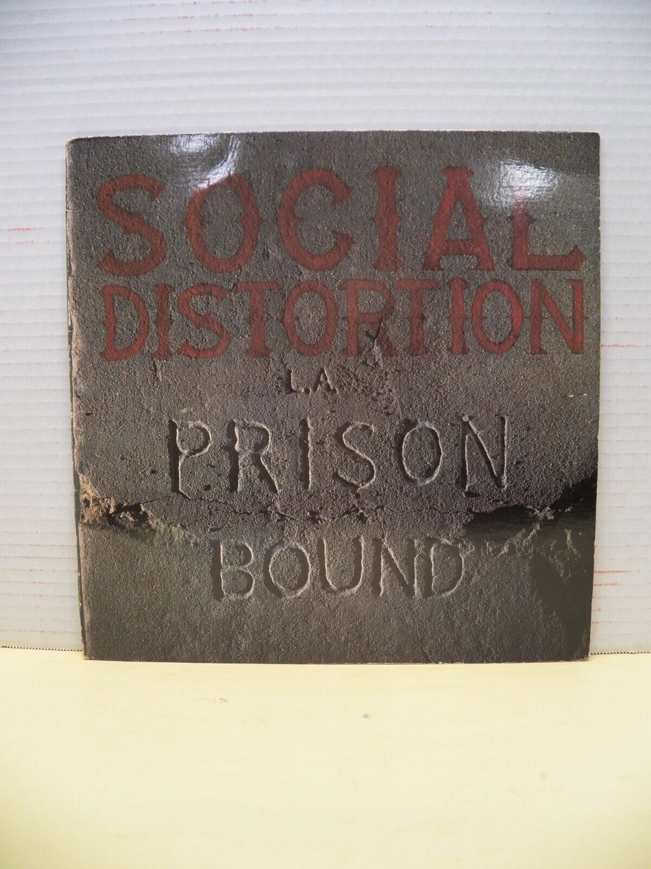 12" LP VG++/EX Social Distortion Prison Bound 1988 Restless Records 72251-1