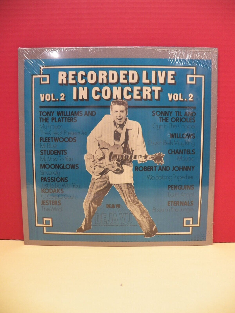 Sealed 12" LP Various Artists Live: The Best Of The Rock & Roll Revival Vol. 2