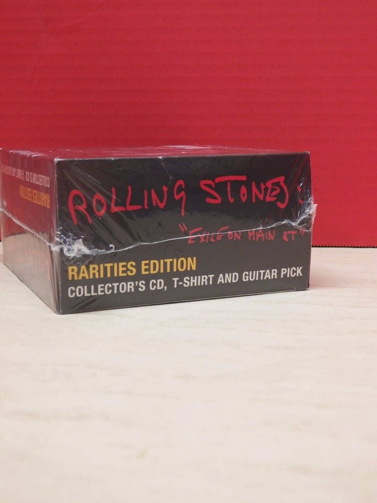 Sealed CD/T-Shirt Box Set Rolling Stones Exile On Main St (Rarities Ed) 2010 UME