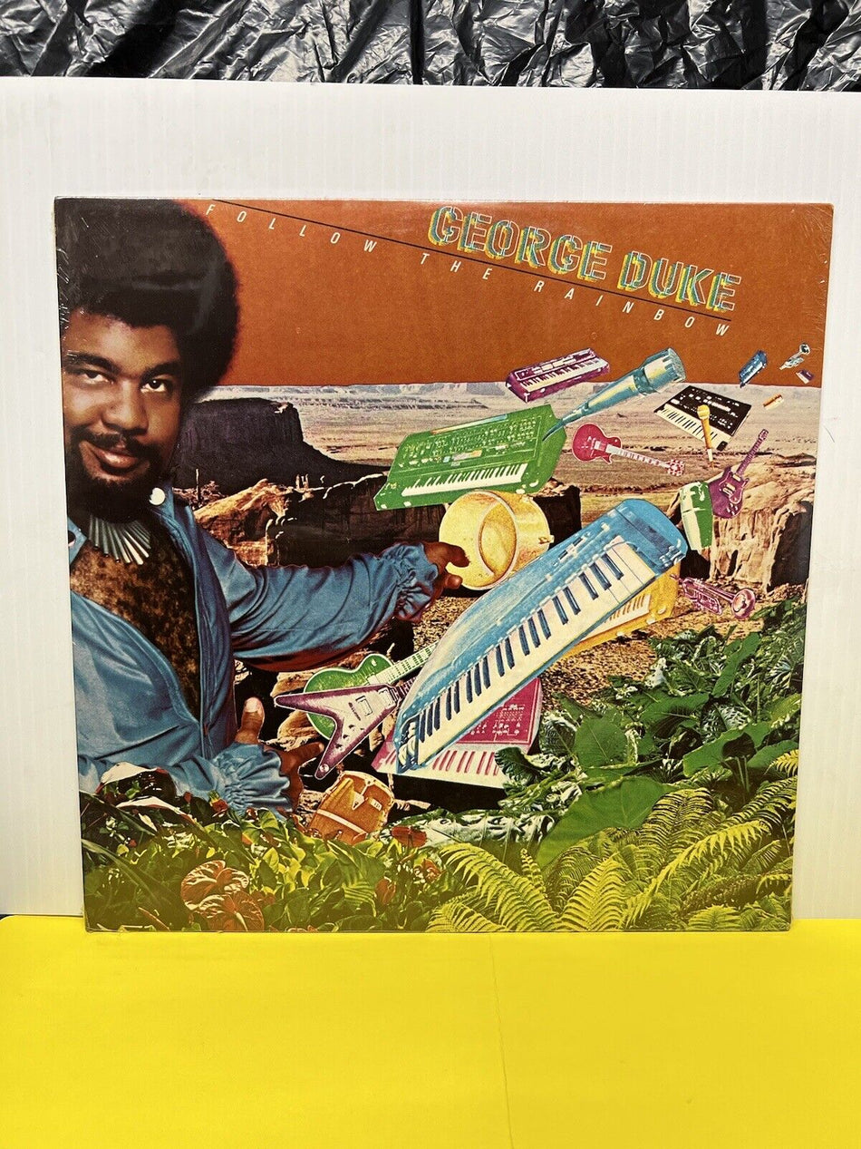 Sealed 12" LP George Duke Follow The Rainbow 1979 Epic