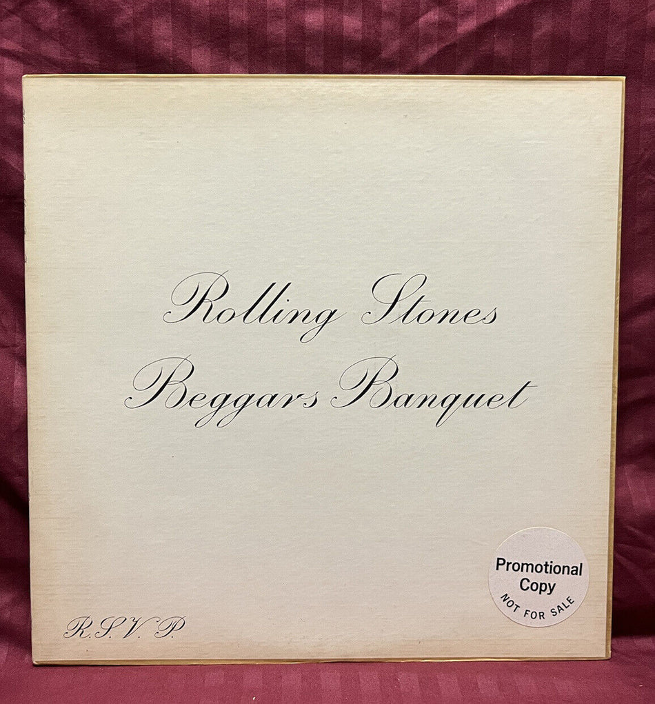 NM Promo Vinyl Record LP Rolling Stones Beggars Banquet PS 539