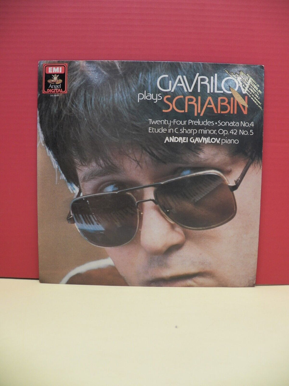 12" LP NM- Andrei Gavrilov Gavrilov Plays Scriabin Angel Records Promo DS-38161