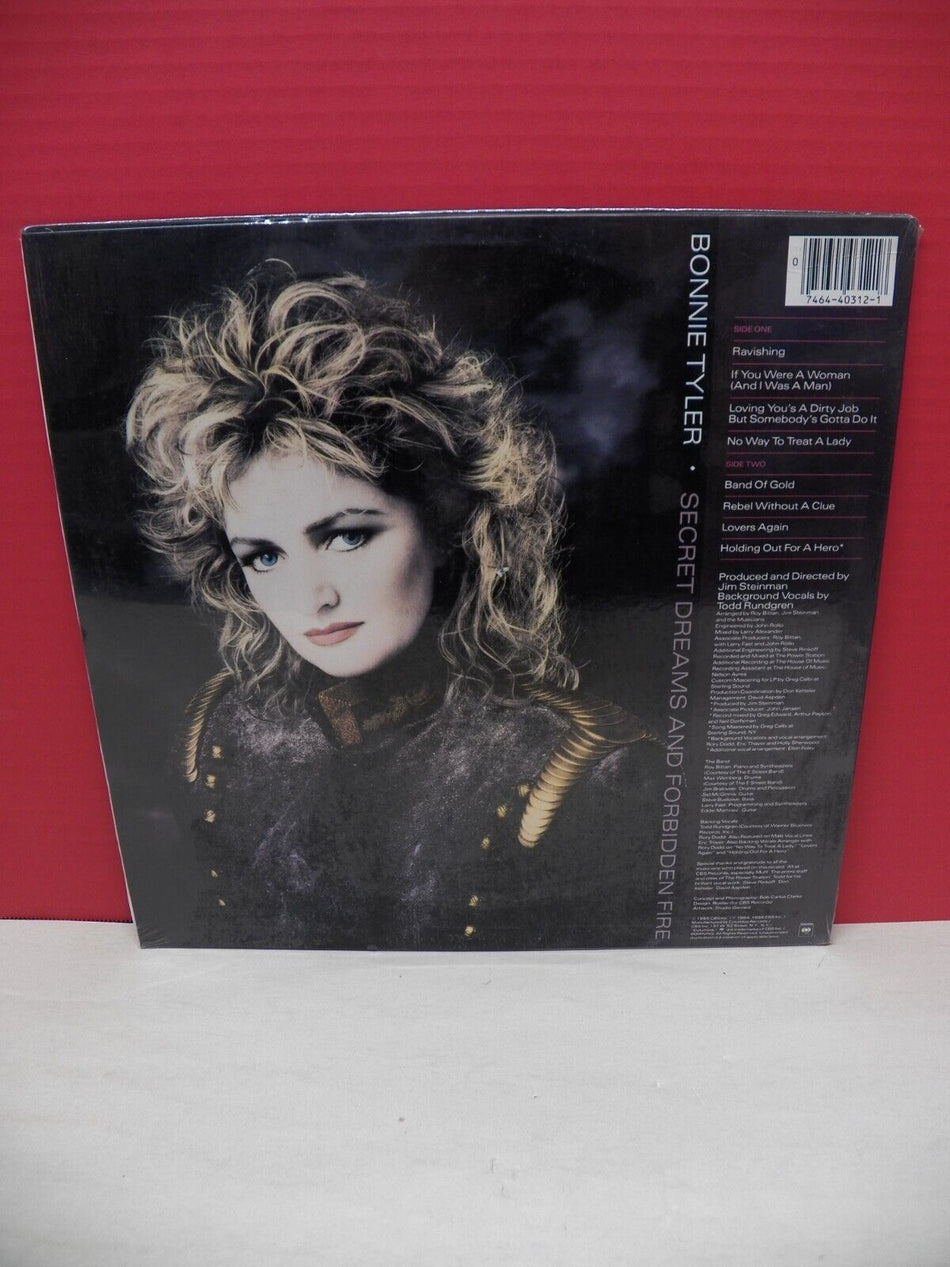 Sealed 12" LP Bonnie Tyler Secret Dreams And Forbidden Fire 1986 Columbia