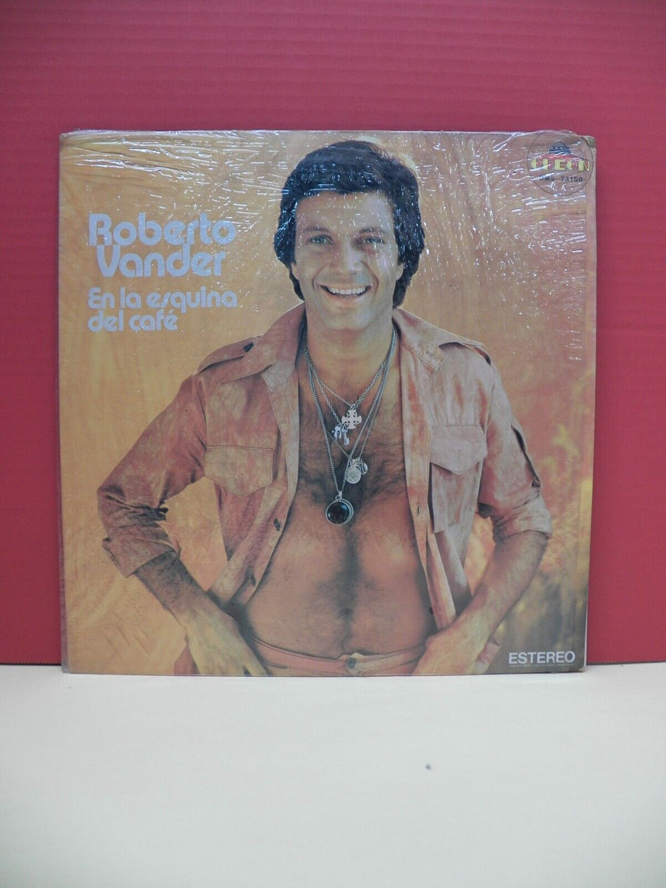 12" LP EX Roberto Vander En La Esquina Del Cafe 1980 Odeon MX Import OMS-73150