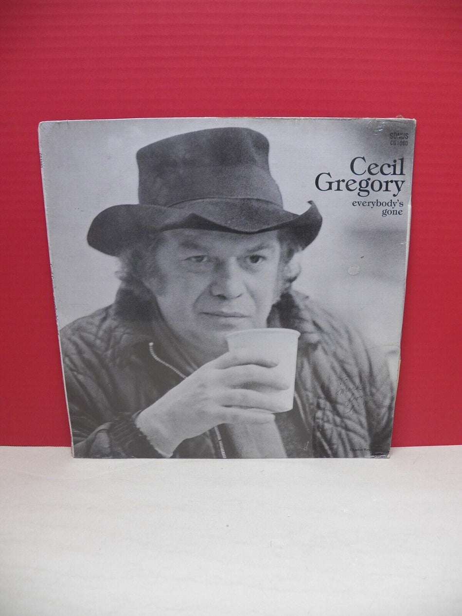 Sealed 12" LP Cecil Gregory Everybody's Gone 1980 Sonus Autographed CG 1080