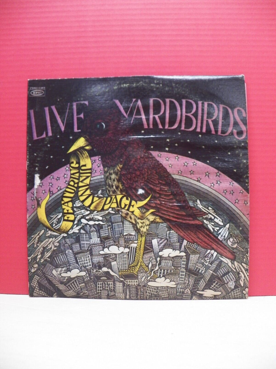 12" LP EX The Yardbirds Live Yardbirds Featuring Jimmy Page 1971 Epic E 30615