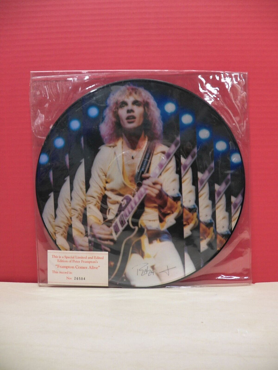 12" Picture Disc Peter Frampton Frampton Comes Alive! 1978 A&M Ltd Ed Numbered