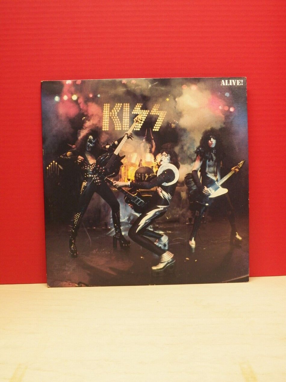 12" 2xLP VG++/EX Kiss Alive! 1976 Casablanca Second Pressing NBLP 7020