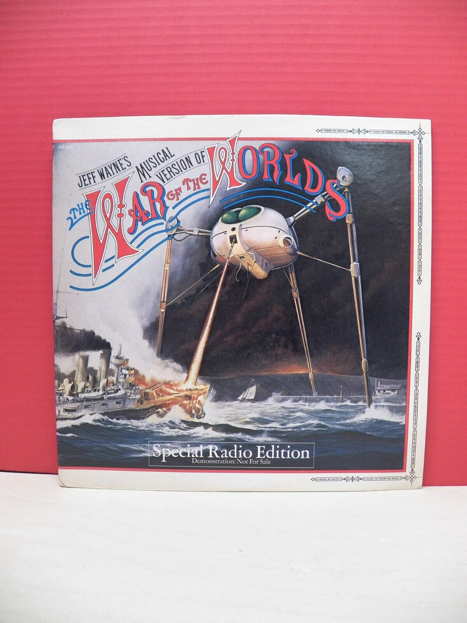 12" LP EX Jeff Wayne The War Of The Worlds-Special Radio Ed. 1978 Columbia Promo