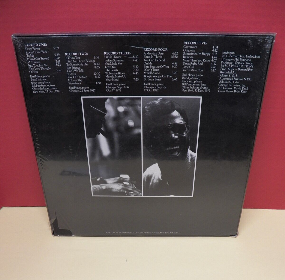 12" 5xLP Box Set Earl 'Fatha' Hines The Father Of Modern Jazz Piano 1977 MF203/5