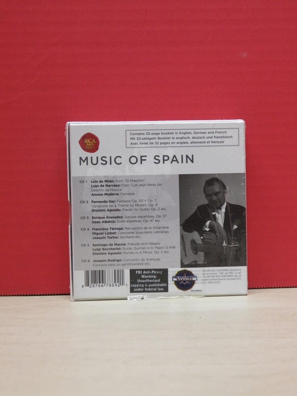 Sealed 6xCD Box Set Julian Bream Music Of Spain 2005 RCA Red Seal Remastered