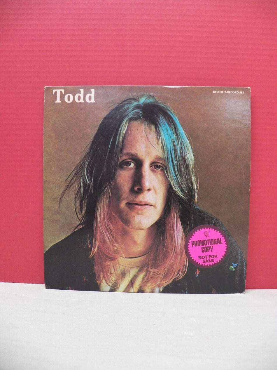 12" 2xLP EX Todd Rundgren Todd 1974 Bearsville Records Promo 2BR 6952