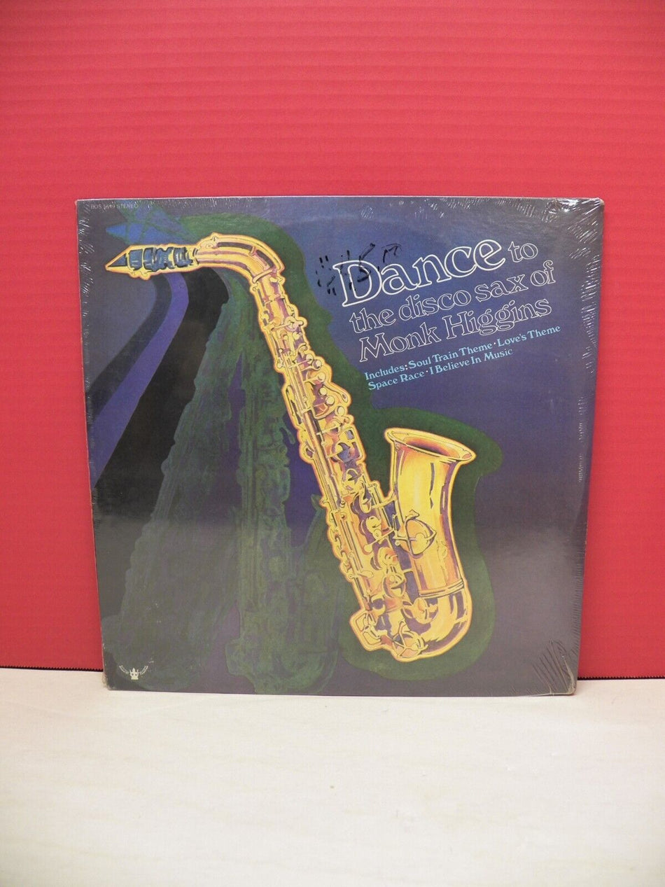 Sealed 12" LP Monk Higgins Dance To The Disco Sax Of Monk Higgins 1974 Buddah