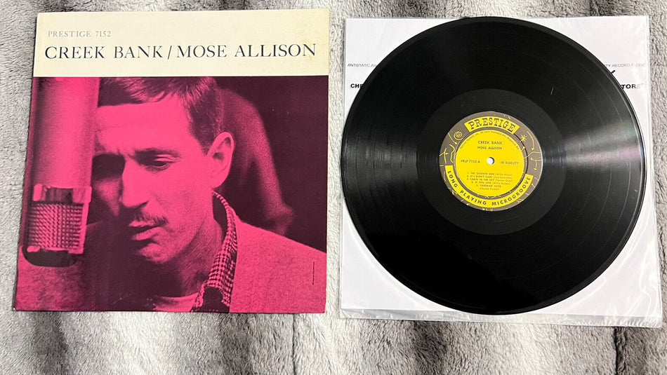 Rare VG ++ Vinyl LP Mose Allison Creek Bank 1959 Mono PRLP 7152 RVG