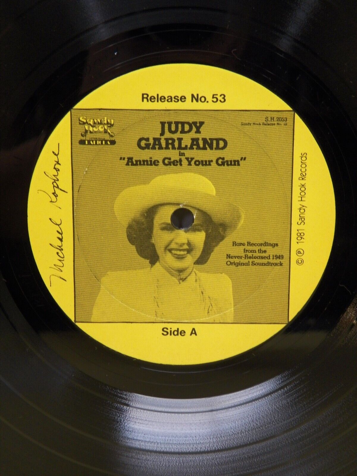 12" LP NM- Judy Garland Annie Get Your Gun 1981 Sandy Hook Records S.H.2053