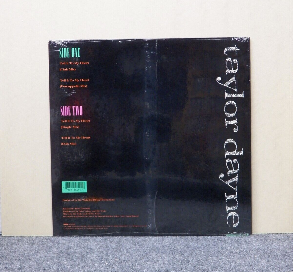 Sealed 12" Single Taylor Dayne Tell It To My Heart 1987 Arista AD1-9611