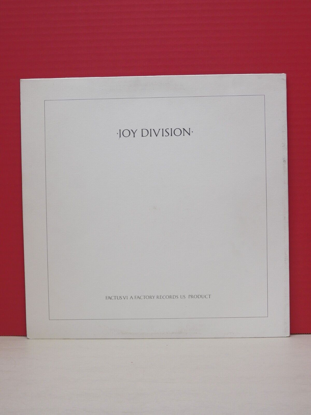 12" LP VG++/EX Joy Division Closer 1981 Factory Repress FACTUS VI